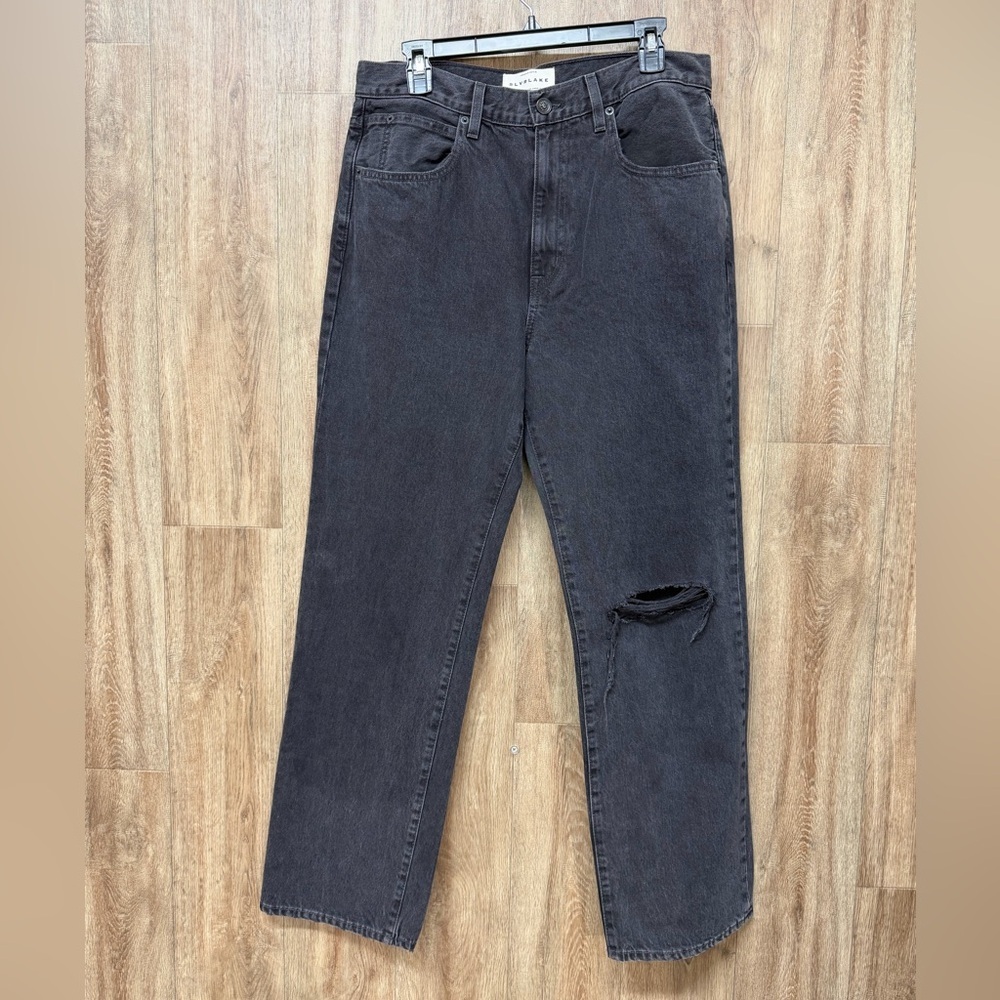 NWOT SLVRLAKE Black London Crop Jeans